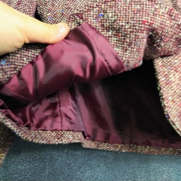 OLD NAVY | Red Tweed Cropped Blazer Size Small - Picture 4 of 7